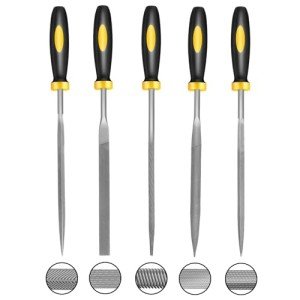 Precision Hand File Set for Detailed Work