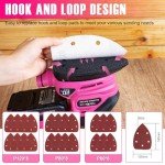 Cordless Detail Sander with Batteries and Charger