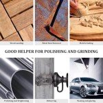 5-Inch Pneumatic Orbital Sander for Woodworking