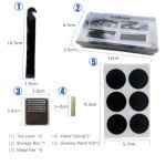 LuckyMoment Portable Bike Tire Repair Kit