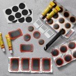 72-Piece Bike Tire Repair Kit with Patches & Tools
