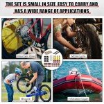 72-Piece Bike Tire Repair Kit with Patches & Tools