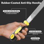 TOYIKOM 8-Inch Flat Hand Metal File Tool