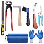 10" 8-Piece Farrier Tool Set for Goats & Sheep