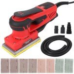 TROPOW 350W Brushless Sheet Sander with Sandpapers