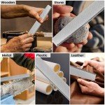 TOYIKOM 8-Inch Flat Hand Metal File Tool