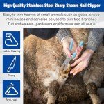 10" 8-Piece Farrier Tool Set for Goats & Sheep