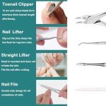 Ingrown Toenail Removal Tool Kit - 8 Pieces