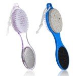 4-in-1 Foot Care Kit: Pumice & Brush Set