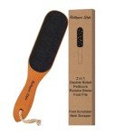 Wooden Pedicure Foot File and Callus Remover