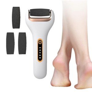 Rechargeable Electric Callus Remover with 3 Heads