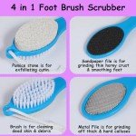4-in-1 Foot Care Kit: Pumice & Brush Set