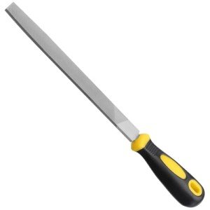 8-Inch Double Cut Flat Metal File with Handle