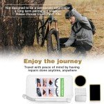 30-Piece Bike Tire Repair Patch Kit