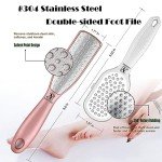 Dual-Sided Foot File and Callus Remover Set