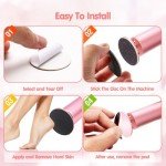180PCS Replacement Sandpaper Pads for Electric Foot File