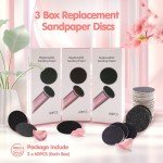 180PCS Replacement Sandpaper Pads for Electric Foot File