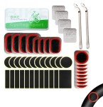 Bike Tire Repair Kit with 32 Patches & Tools