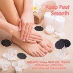 180PCS Replacement Sandpaper Pads for Electric Foot File