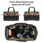 Ounic 22-Inch Heavy Duty Tool Bag - Green