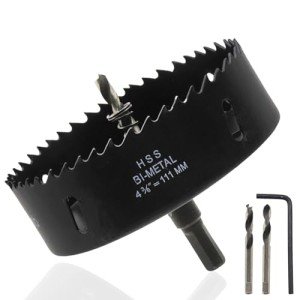 Rannb 4-3/8" Bi-Metal Hole Saw Cutter