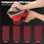 TROPOW 350W Brushless Sheet Sander with Sandpapers