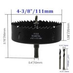 Rannb 4-3/8" BI-Metal Hole Saw Cutter