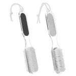 4-in-1 Foot Care Tool: Pumice Stone & File