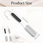 4-in-1 Foot Care Tool: Pumice Stone & File