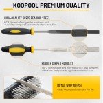 13-Piece Needle File Set with Tool Bag and Brush