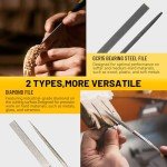 13-Piece Needle File Set with Tool Bag and Brush