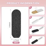 80 Pcs Stainless Steel Foot File Replacement Pads