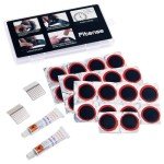 30-Piece Bike Tire Repair Kit with Patches