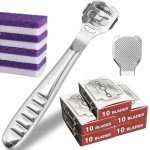 56-Piece Callus Shaver and Foot Care Set