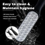 Stainless Steel Double-Sided Foot File and Scrubber