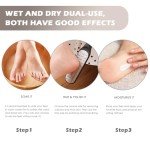 Stainless Steel Double-Sided Foot File and Scrubber