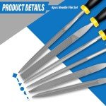 6-Piece Mini Metal Needle File Set