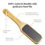2 Pack Wooden Handle Foot Rasp Callus Remover