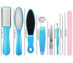 10-Piece Professional Pedicure Kit for Foot Care