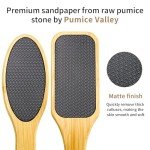2 Pack Wooden Handle Foot Rasp Callus Remover