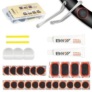 31-Piece Bike Tire Repair Kit with Patches