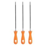 3pcs Chainsaw Files - Chrome Steel Round Rasp