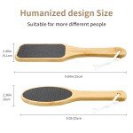 2 Pack Wooden Handle Foot Rasp Callus Remover