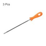 3pcs Chainsaw Files - Chrome Steel Round Rasp