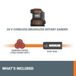 WORX 20V Cordless Random Orbital Sander