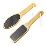 2 Pack Wooden Handle Foot Rasp Callus Remover