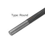 3pcs Chainsaw Files - Chrome Steel Round Rasp