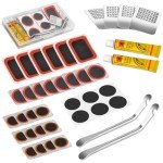 Bike Tire Repair Kit with 39 Puncture Patches