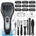 Rechargeable Electric Callus Remover with 9 Attachments