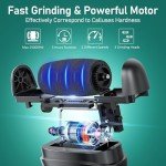 Rechargeable Electric Callus Remover with 9 Attachments